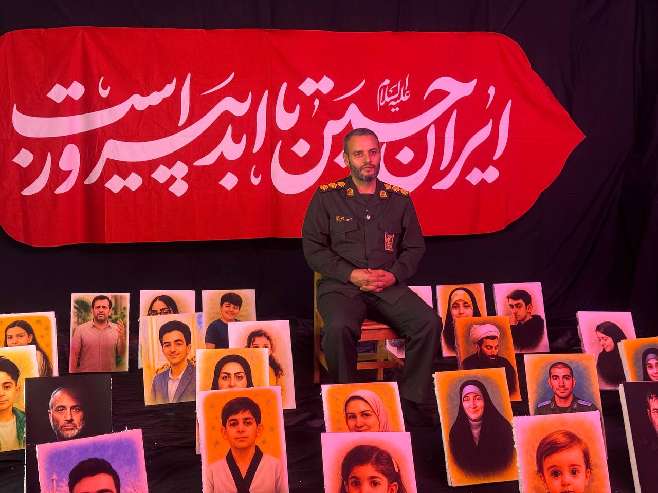 حضور سرهنگ حسن اخلی فرمانده ناحیه مقاومت بسیج بندرگز در برنامه ایران حسین